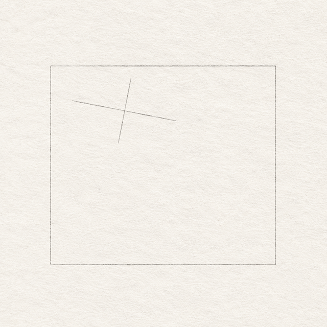 The same working box with a tilted long axis and perpendicular short axis locating the head oval’s center and four tips.