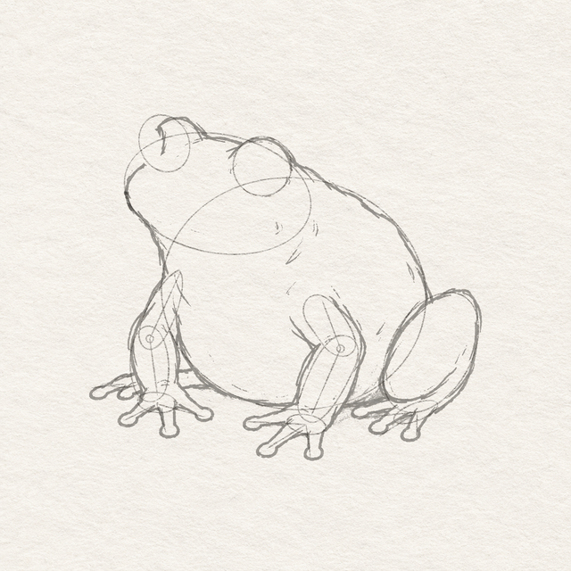 Short tapered joint and arm/body accents, an inside-back echo above the near shoulder, and sparse optional brow and cheek/upper-chest marks; no new limb or toe boundary appears.